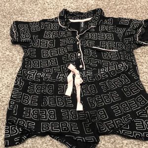 Bebe short pajamas set